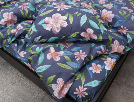 Двоспальний набір постільної білизни 180*220 із Бязі "Gold" №154951 Черешенка™