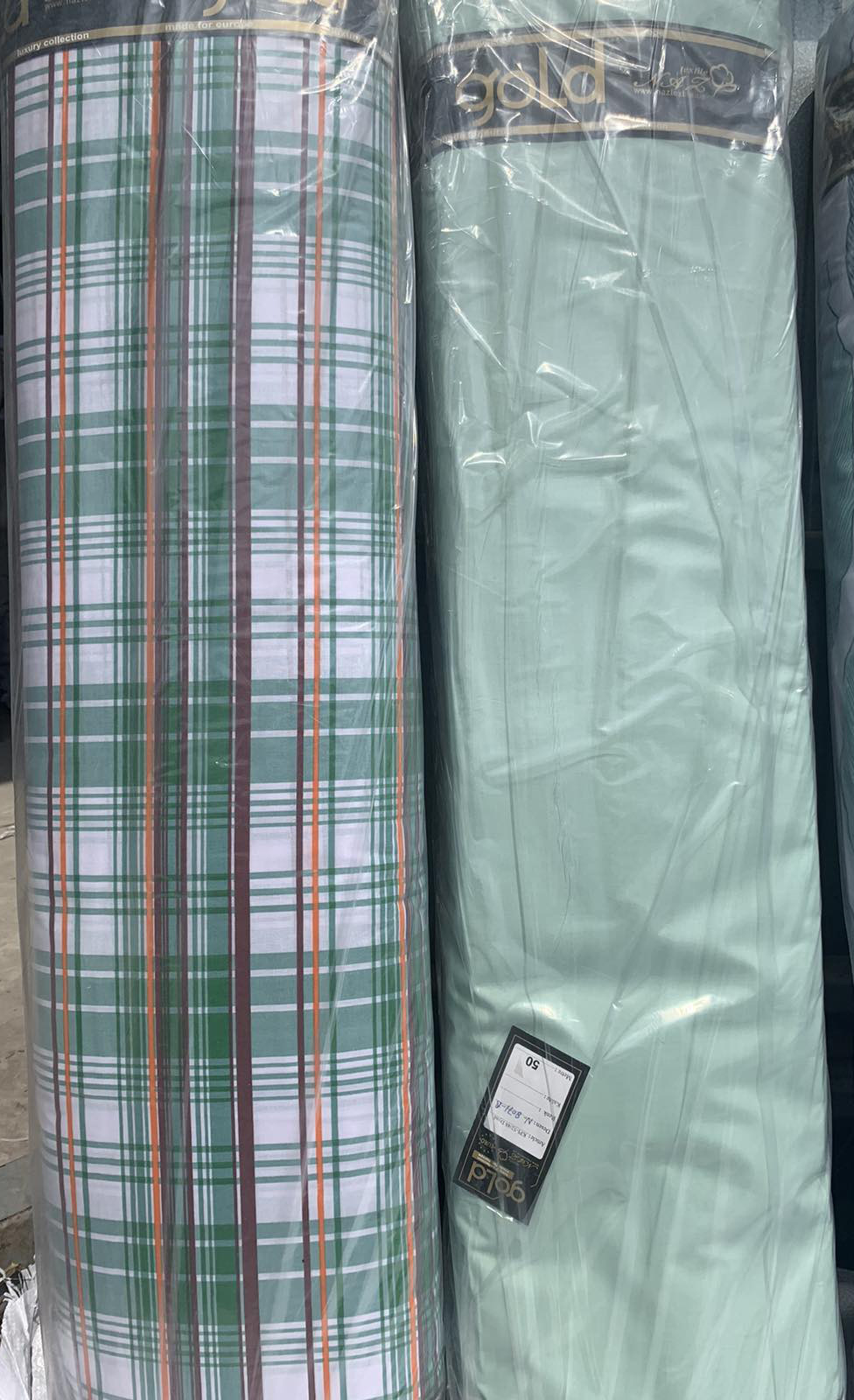 Ткань для постельного белья Бязь "Gold" Lux GL8071 (A+B) - (50м+50м)