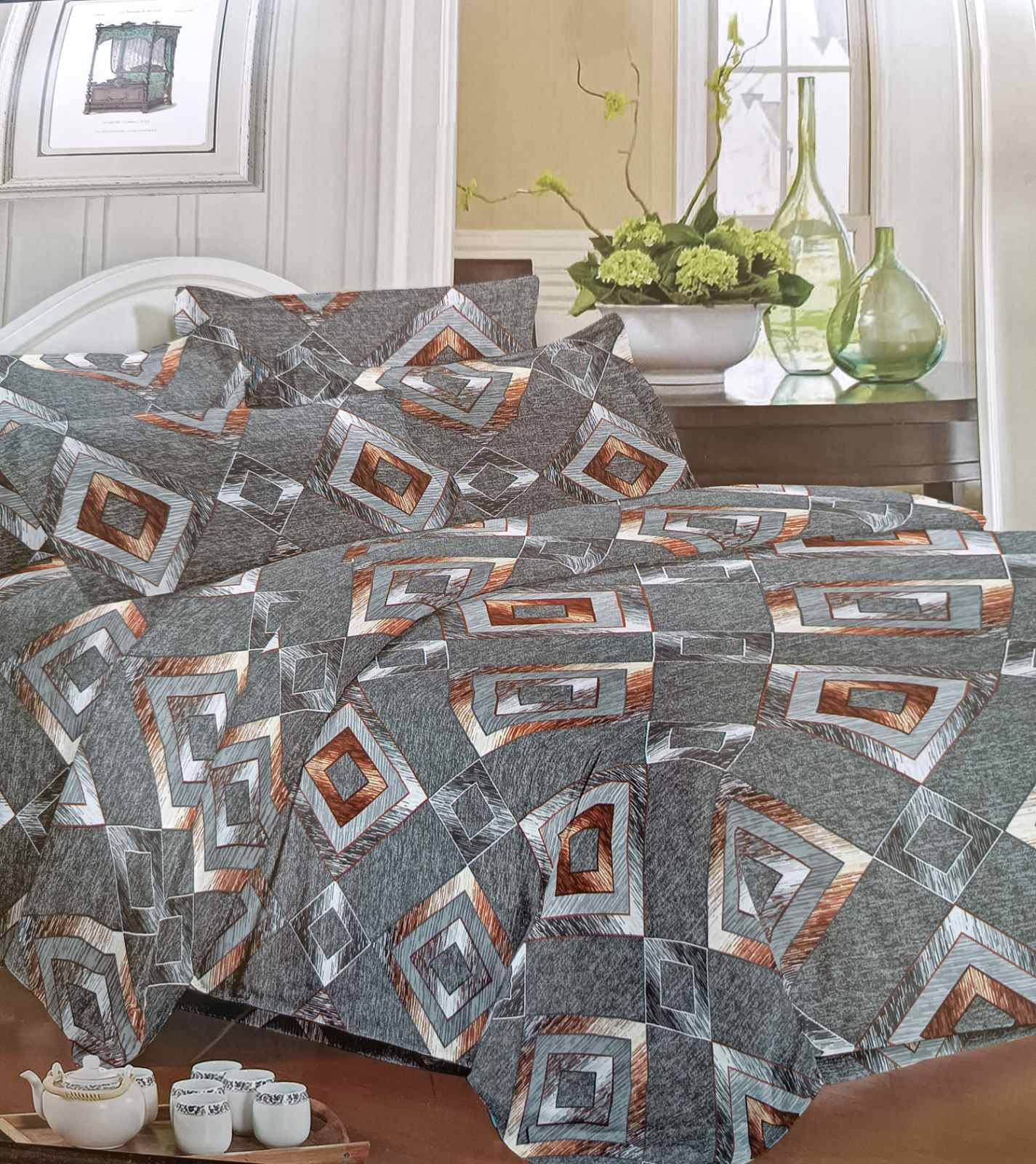 Ткань для постельного белья Бязь "Gold" Lux GL3187