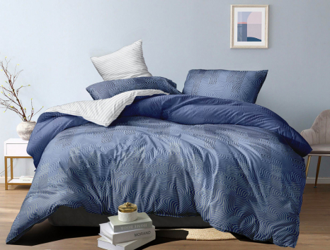 Сімейний набір постільної білизни із Сатину №126AB Черешенка™