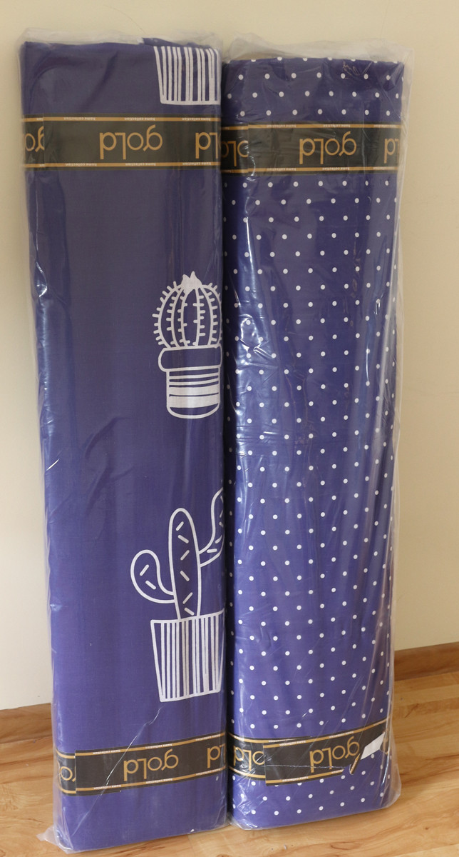 Ткань для постельного белья Бязь "Gold" Lux "Сюрприз вазонов" GL1622 (A+B) - (50м+50м)