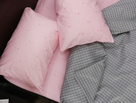 Двоспальний набір постільної білизни 180*220 із Бязі "Gold" №155032AB Черешенка™