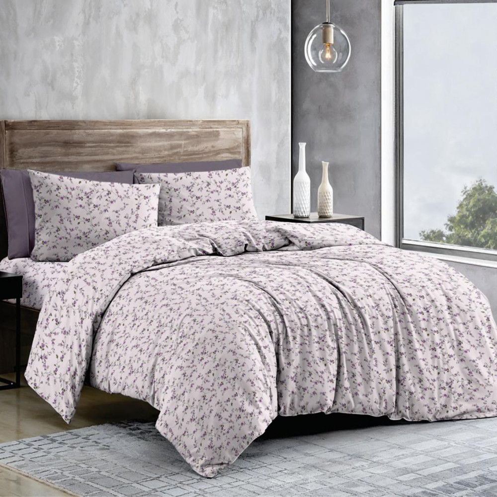 Тканина для постільної білизни Бязь "Gold" Lux GL12040lilac