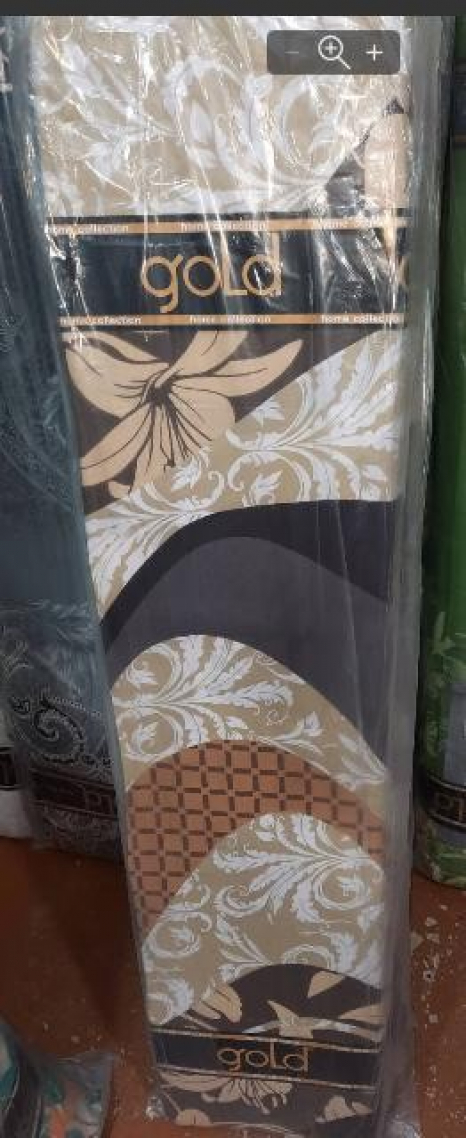 Ткань для постельного белья Бязь "Gold" Lux "Волны природы (коричневый)" GL2036brown