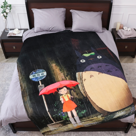 Плед з 3D-принтом 160*200 "Мій сусід Тоторо" №20222331