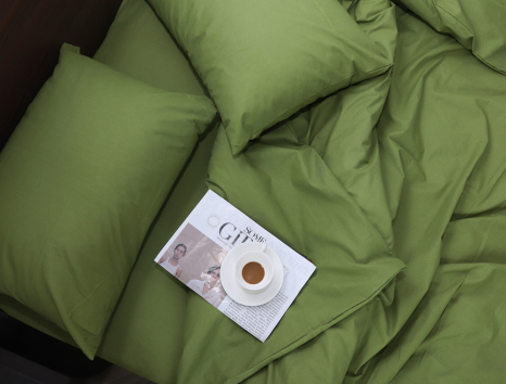 Євро-максі набір однотонної постільної білизни 200*220 із Бязі "Gold" №155528 Черешенка™