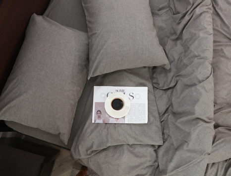 Полуторный набор постельного белья 150*220 из Вареного Хлопка №87115 Черешенка™