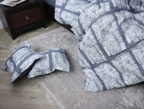 Евро макси набор постельного белья 200*230 из Муслина №600-26 Черешенка™