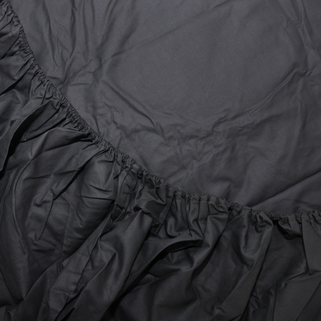 Простынь на резинке (90*200*25) чёрная №1032