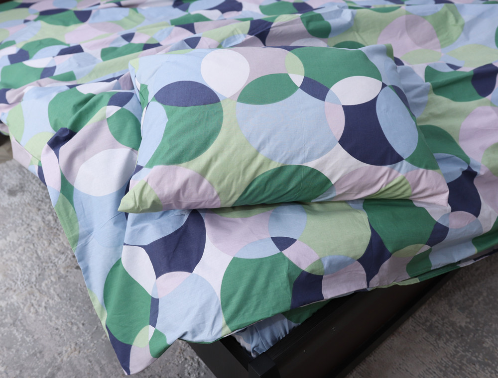 Двоспальний набір постільної білизни 180*220 із Бязі "Gold" №153492 Черешенка™