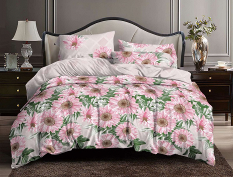 Сімейний набір постільної білизни 240*220 із полікотону №201210 Черешенька™