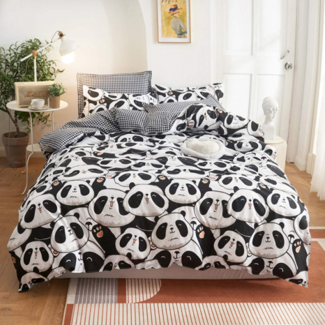 Двоспальний набір постільної білизни 180*220 із Бязі "Gold" №5113223AB Черешенка™