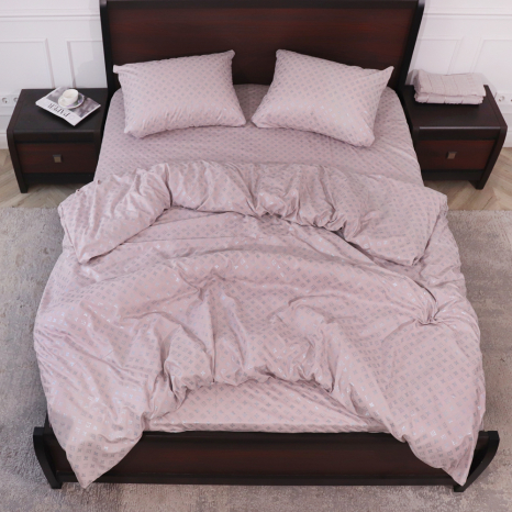 Семейный набор постельного белья 240*220 из микрофибры №205011 Черешенка™