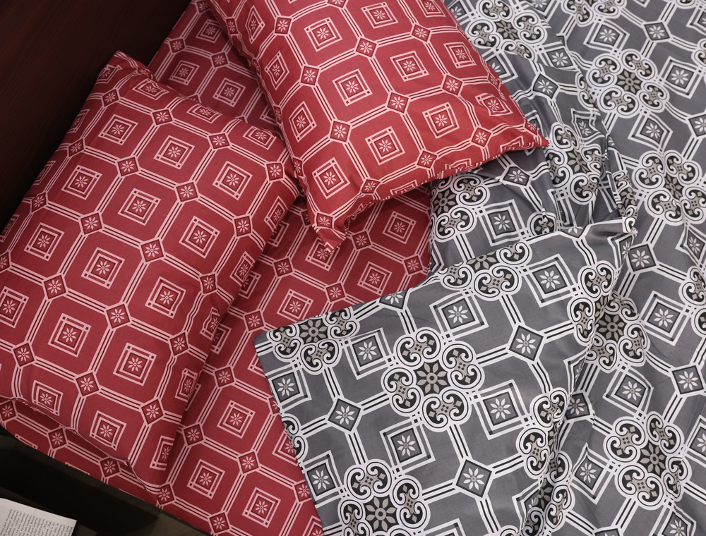 Полуторний набір постільної білизни 150*220 із Бязі "Gold" №151313AB Черешенка™