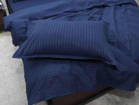 Евро макси набор постельного белья 200*230 из Страйп Сатина D-016