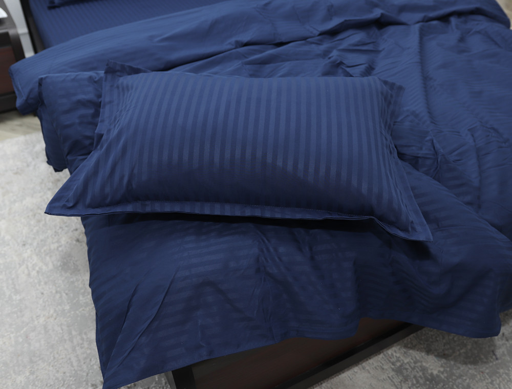 Евро макси набор постельного белья 200*230 из Страйп Сатина D-016