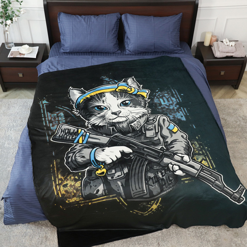 Плед с 3D-принтом 160*200 "Наши Котики" №20222314