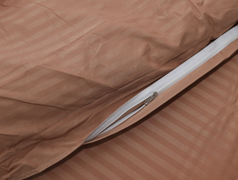 Евро макси набор постельного белья 200*230 из Страйп Сатина D-05