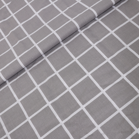 Ткань для постельного белья Бязь "Gold" Lux "Эйфелевое нашествие" GL1644 (A+B) - (50м+50м)