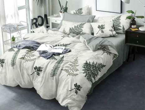 Сімейний набір постільної білизни із Бязі "Gold" №154205AB Черешенка™