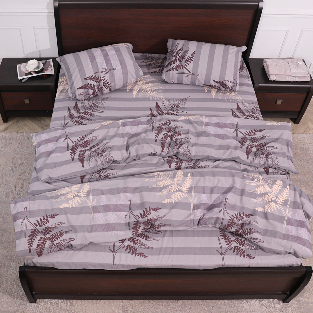 Полуторний набір постільної білизни 150*220 із Бязі "Gold" №158235 Черешенька™