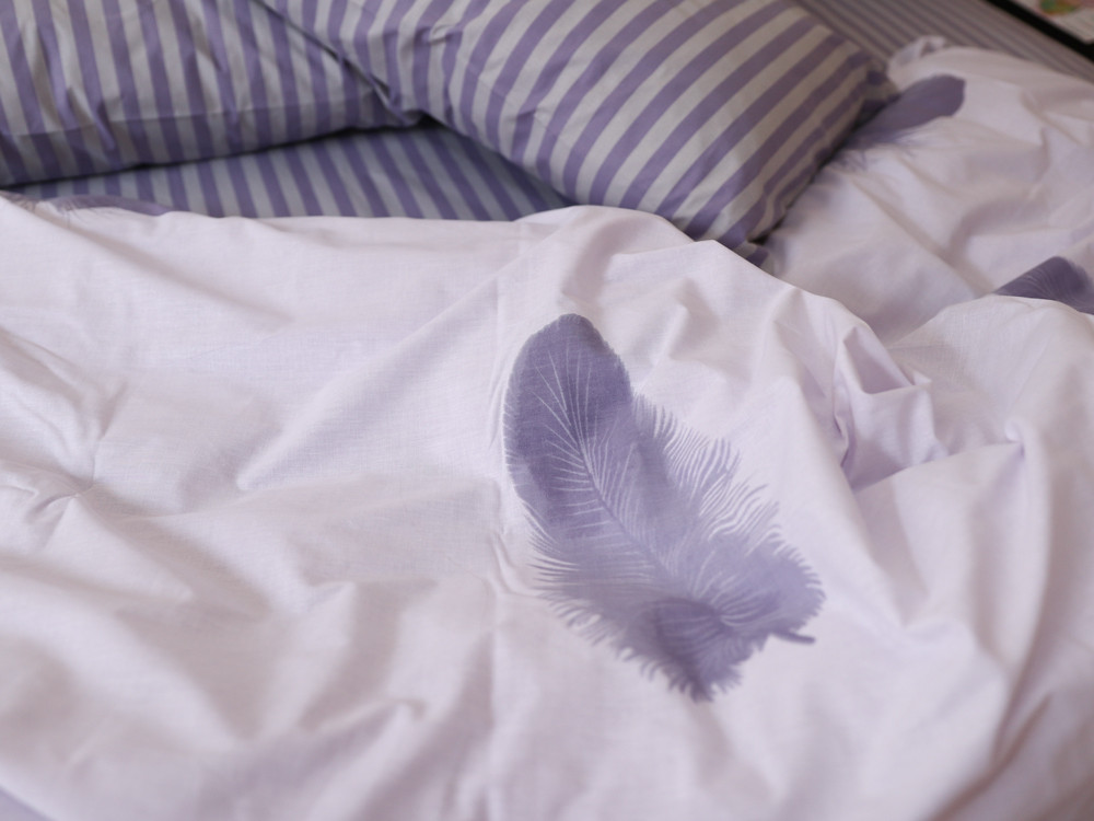 Полуторний набір постільної білизни 150*220 із Бязі "Gold" №151579AB Черешенка™