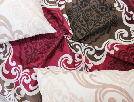 Євро-максі набір постільної білизни 200*220 із Бязі "Gold" №151424AB Черешенка™