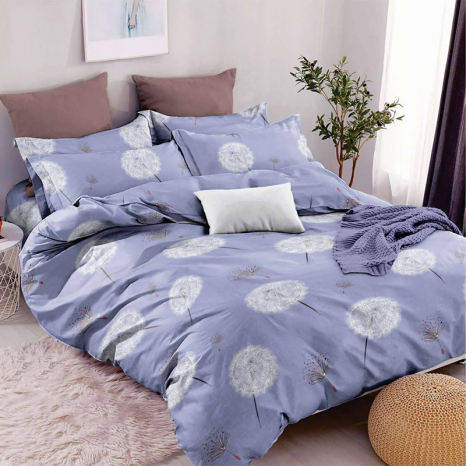 Ткань для постельного белья Бязь "Gold" Lux GL1596Lilac