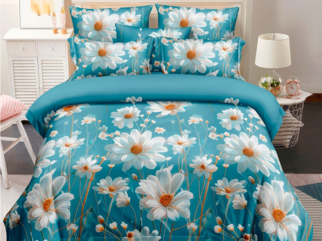 Євро набір постільної білизни 200*220 із полікотону №204936 Черешенька™