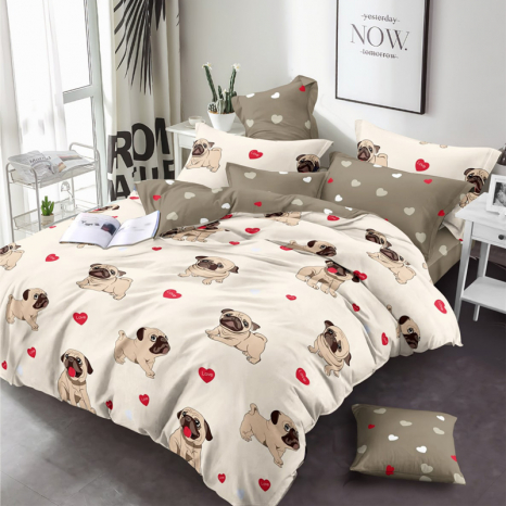 Ткань для постельного белья Бязь "Gold" Lux GL1720 (A+B) - (50м+50м)