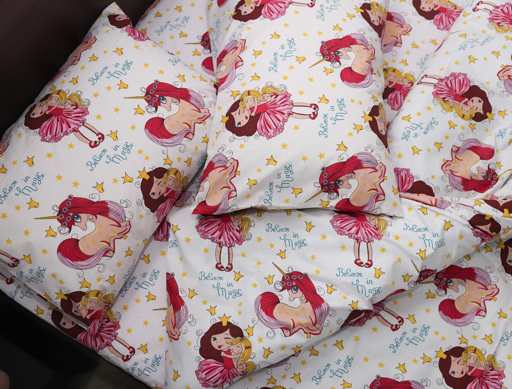 Полуторный набор постельного белья 150*220 из Бязи "Gold" №167877 Черешенка™