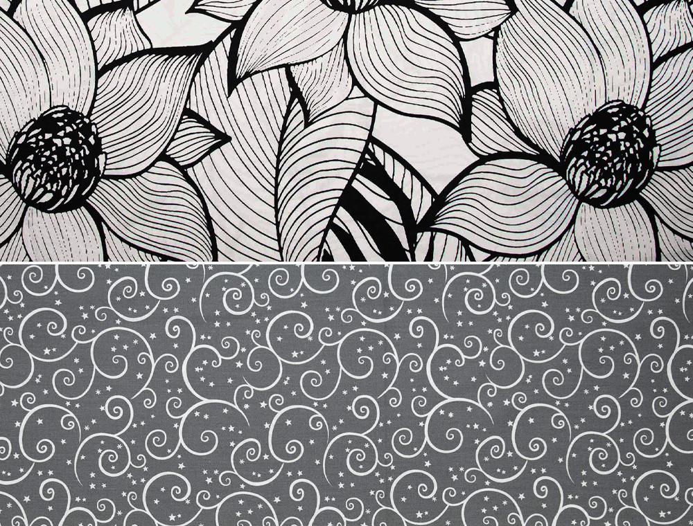 Ткань для постельного белья Сатин S-174 (A+B) - (60м+60м)