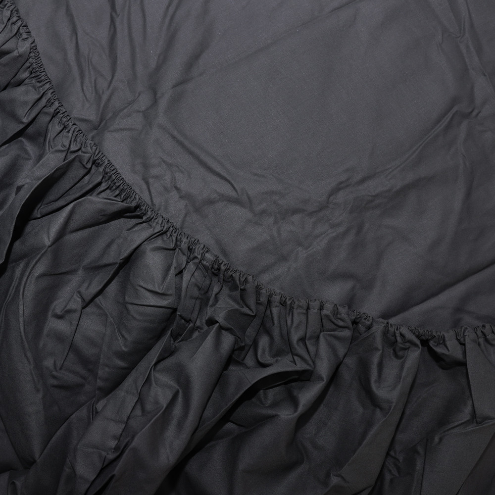 Простирадло на резинці (180*200*25) чорне №1032