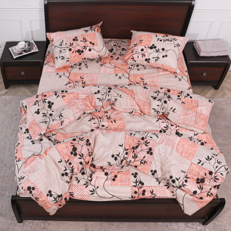 Двоспальний набір постільної білизни 180*220 із полікотону №207113 Черешенька™