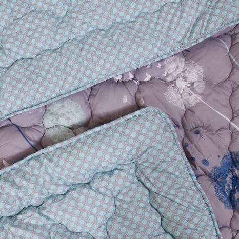 Полуторна ковдра мікрофібра/холофайбер двостороння №40147