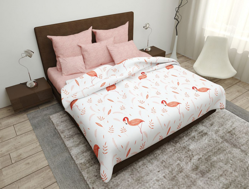 Тканина для постільної білизни Бязь "Gold" Lux "Фантастичний політ" GL4282 (A+B) - (50м+50м)