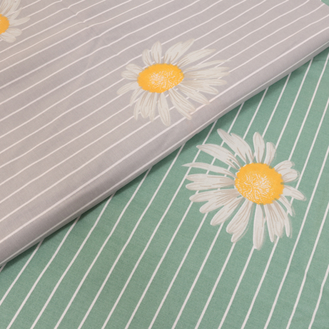 Ткань для постельного белья Бязь "Gold" Lux GL3553green