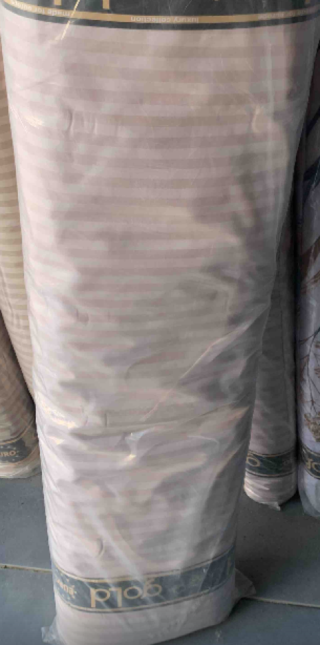 Ткань для постельного белья Бязь "Gold" Lux в полоску GLS0905-powder (50м)