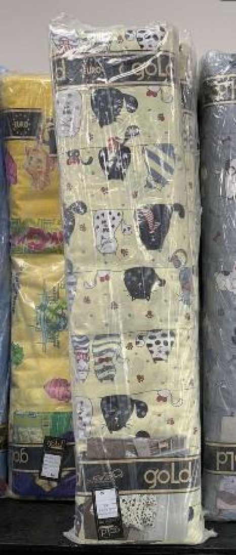 Ткань для постельного белья Бязь "Gold" Lux детская "Котики"  GLB135