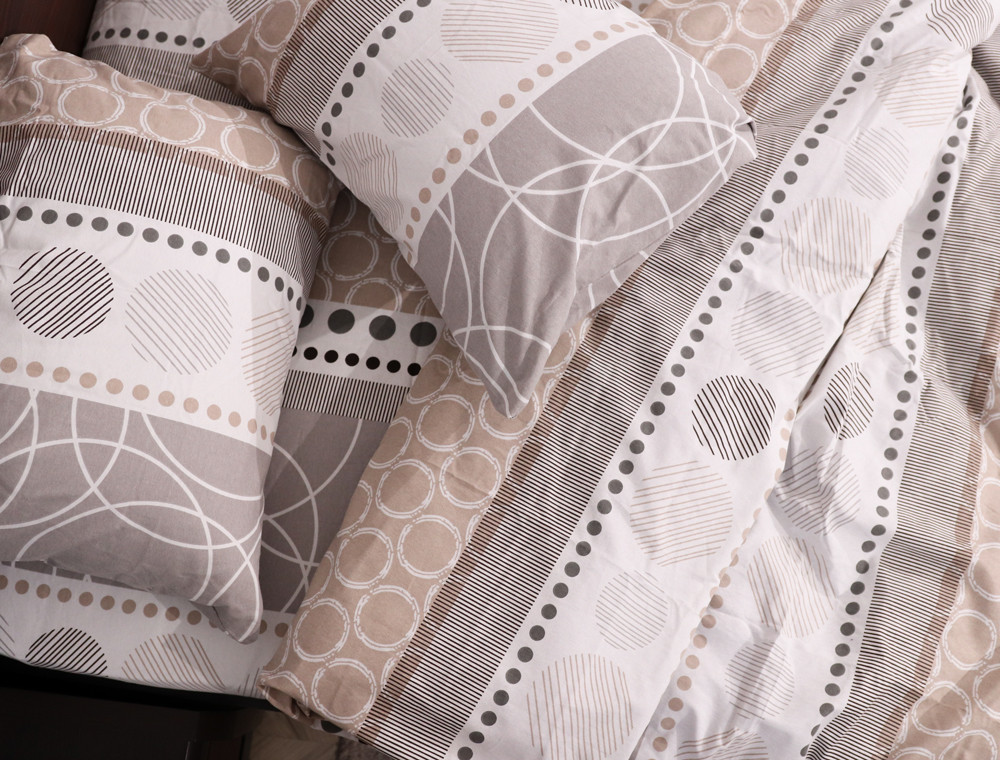 Полуторний набір постільної білизни 150*220 з Фланелі №954630 Черешенка™