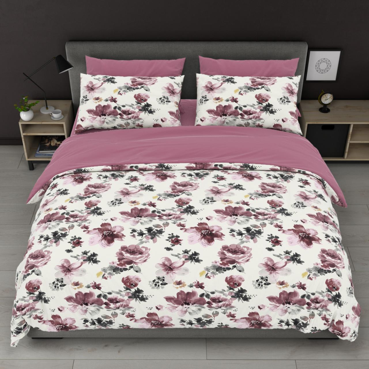 Ткань для постельного белья Бязь "Gold" Lux GL8267 (A+B) - (50м+50м)