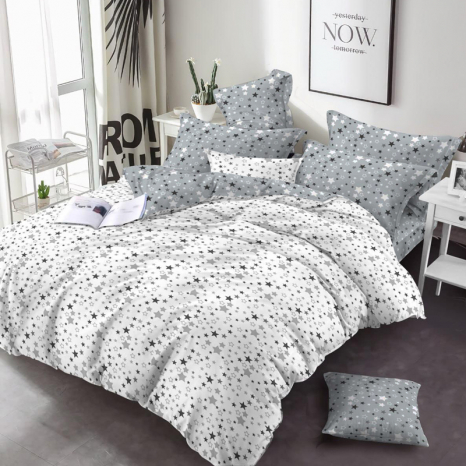 Семейный набор хлопкового постельного белья из Бязи "Gold" №514949AB Черешенка™