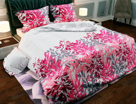 Тканина для постільної білизни Бязь "Gold" Lux "Яскрава, кольорова феєрія" GL862