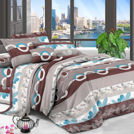 Двуспальный набор постельного белья 180*220 из поликотона №204104 Черешенка™