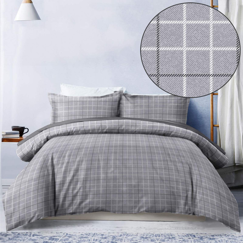 Ткань для постельного белья Бязь "Gold" Lux GL3591grey