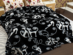 Двоспальний флісовий плед №33583