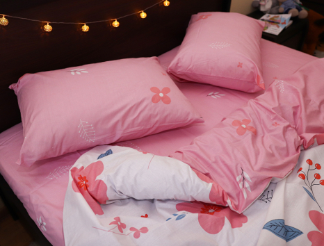 Полуторний набір постільної білизни 150*220 із Бязі "Gold" №151206AB Черешенка™