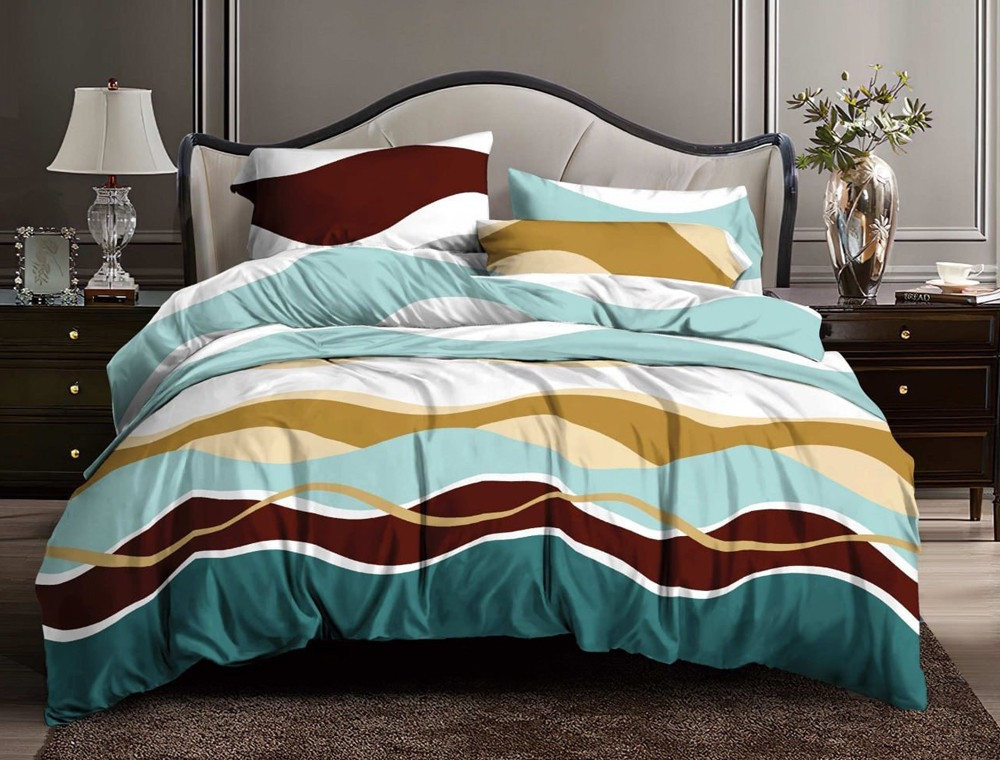 Сімейний набір постільної білизни 240*220 із полікотону №207570 Черешенька™