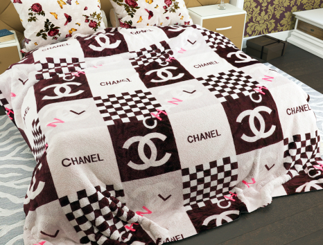 Полуторний флісовий плед №33362