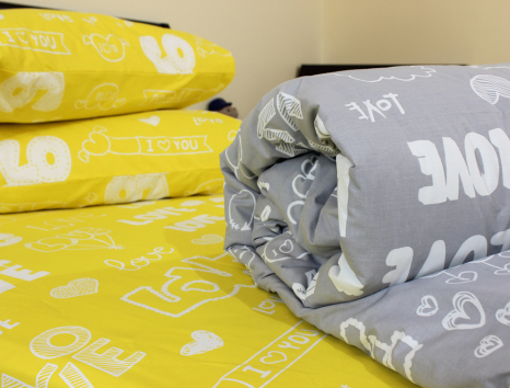 Євро-максі набір постільної білизни 200*220 із Бязі "Gold" №1572080AB Черешенка™